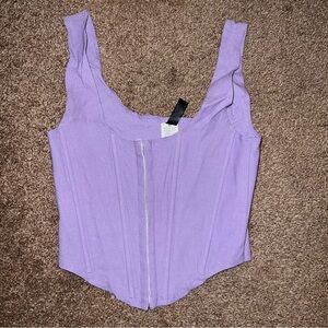 Purple corset Top